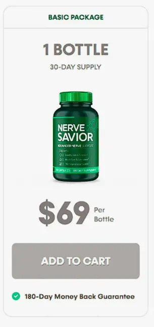 Nerve Savior 1 bottle order