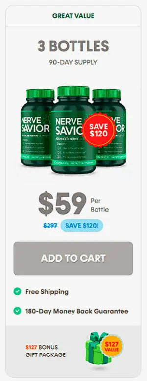 Nerve Savior 3 bottle order