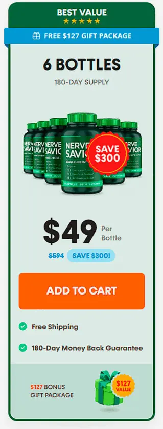 Nerve Savior 6 bottle order